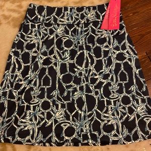 NWOT Lilly Pulitzer Brenna Skirt Lucky Bamboo